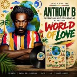 ANTHONY B: IL NUOVO ALBUM  “WORLD OF LOVE” VOLA IN GERMANIA